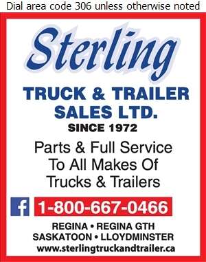 Sterling Truck & Trailer Sales Ltd - Trailers Equipment & Parts Digital Ad