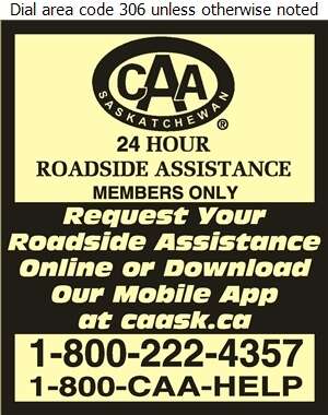 CAA Saskatchewan - Towing & Boosting Service Digital Ad
