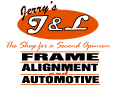 Jerry's J & L Frame Alignment & Automotive Logo