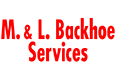 M & L Backhoe Services Ltd Logo