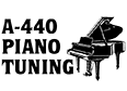 A-440 Piano Moving & Tuning Logo