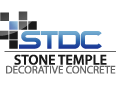 Stone Temple Decorative Concrete Logo