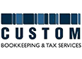 Custom Bookkeeping & Tax Services Logo