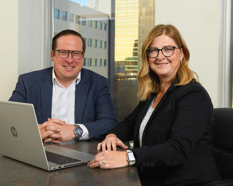 Brian Williams and Shawna Moran